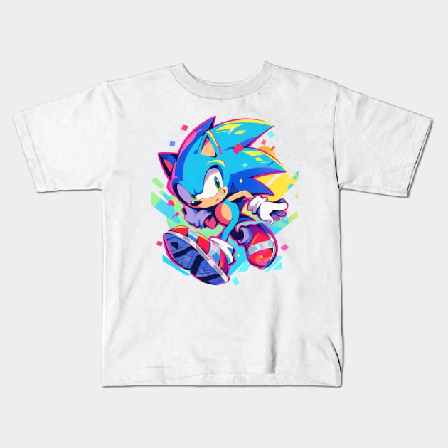 sonic Kids T-Shirt by skatermoment